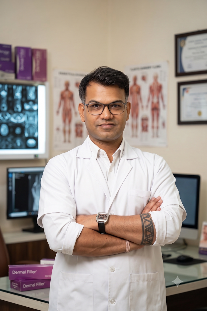 Dr. Piyush Malav in clinic